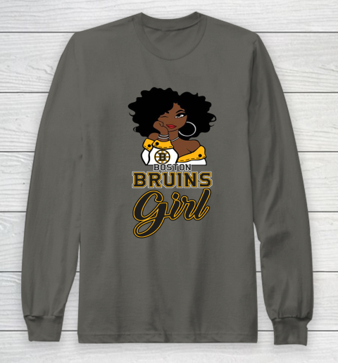 Boston Bruins Girl NHL Long Sleeve T-Shirt 8