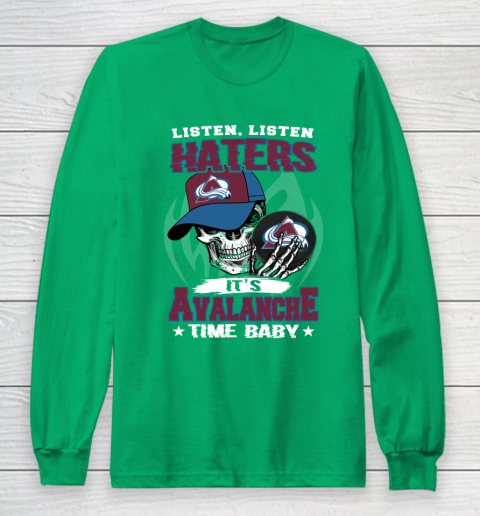 Listen Haters It is BLACKHAWKS Time Baby NHL Long Sleeve T-Shirt 4