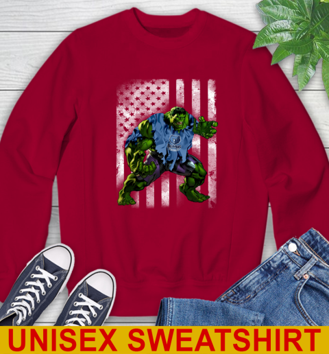 Memphis Grizzlies Hulk Marvel Avengers NBA Basketball American Flag Sweatshirt 9