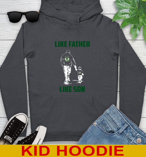 Milwaukee Bucks NBA Basketball Like Father Like Son Sports Youth Hoodie 9