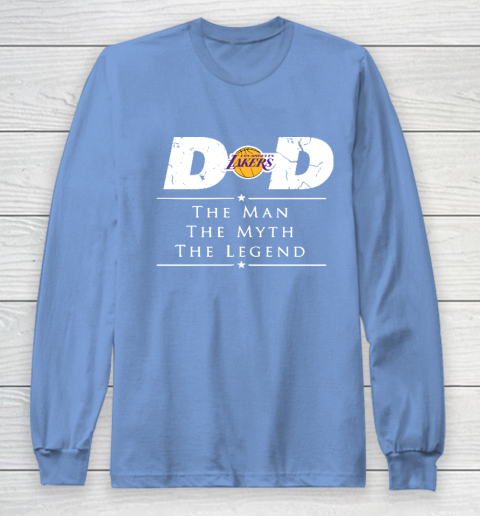 Los Angeles Lakers NBA Basketball Dad The Man The Myth The Legend Long Sleeve T-Shirt 8