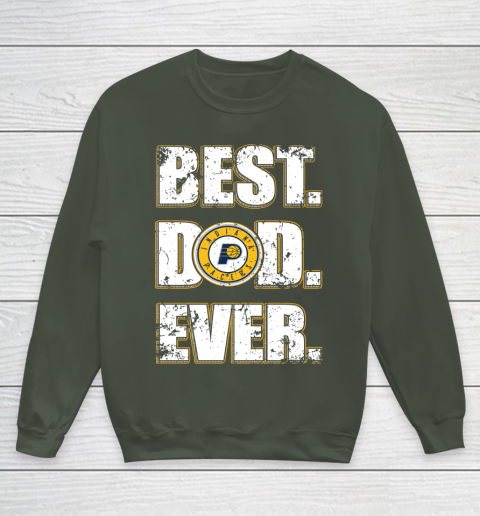 NBA Indiana Pacers Basketball Best Dad Ever Family Shirt Youth Sweatshirt 8