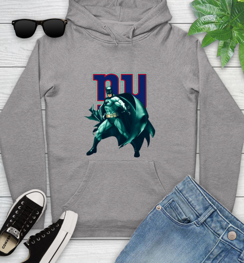 NFL Batman Football Sports New York Giants Youth Hoodie 6