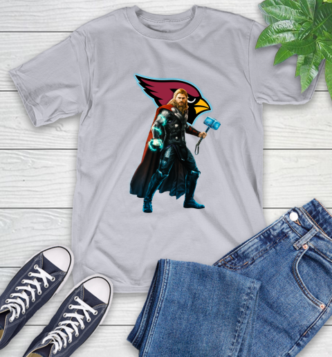 NFL Thor Avengers Endgame Football Arizona Cardinals T-Shirt 6