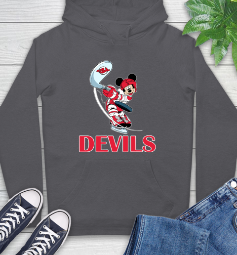 NHL Hockey New Jersey Devils Cheerful Mickey Mouse Shirt Hoodie 7