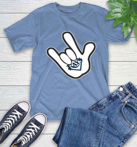 Tampa Bay Rays MLB Baseball Mickey Rock Hand Disney T-Shirt 11