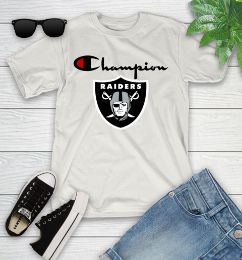 NFL Football Oakland Raiders Champion Shirt Youth T-Shirt 11