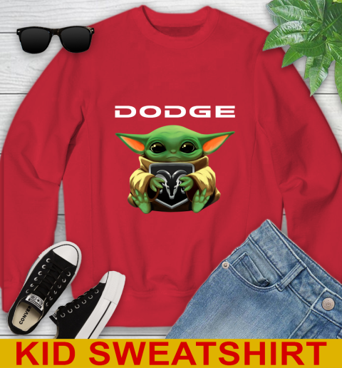 Star Wars Baby Yoda Hugs Dodge Car Shirt 115