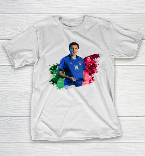 Italy Euro Champions 2020 14 Francesco Chiesa  Italian football star T-Shirt