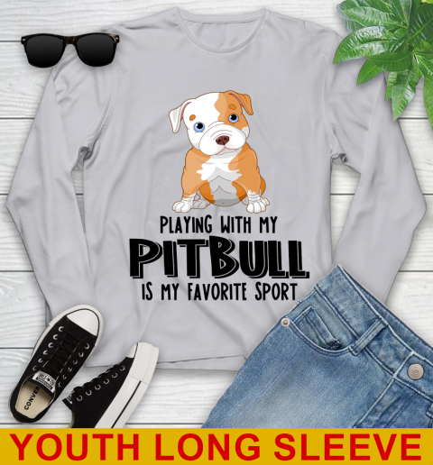 Playing with my pitbull is my favorite sport 104