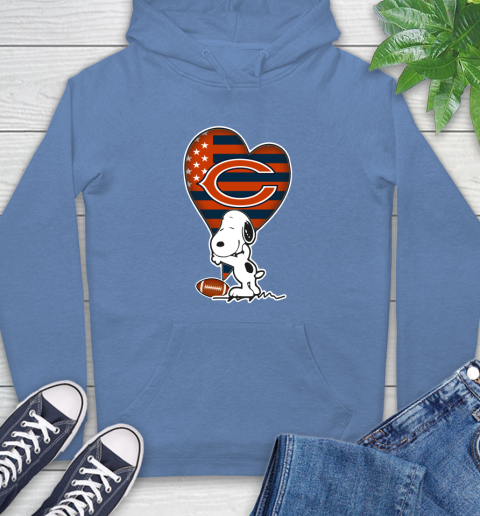 Chicago Bears NFL Football The Peanuts Movie Adorable Snoopy Hoodie 11