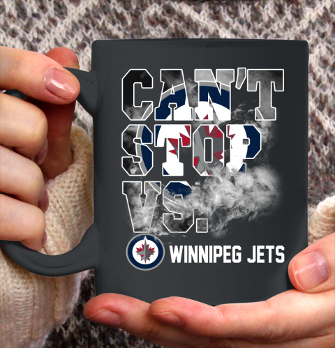 NHL Winnipeg Jets Hockey Can't Stop Vs Ceramic Mug 11oz