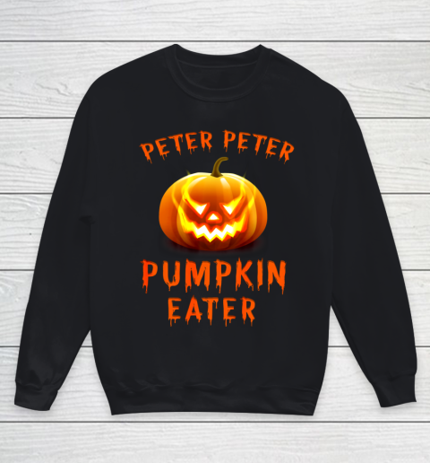 Peter Peter Pumpkin Eater Couples Halloween Costume Youth Sweatshirt