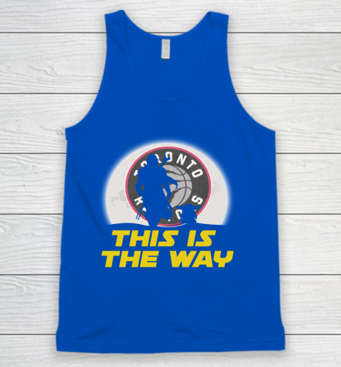 Toronto Raptors NBA Basketball Star Wars Yoda And Mandalorian This Is The Way Tank Top 4