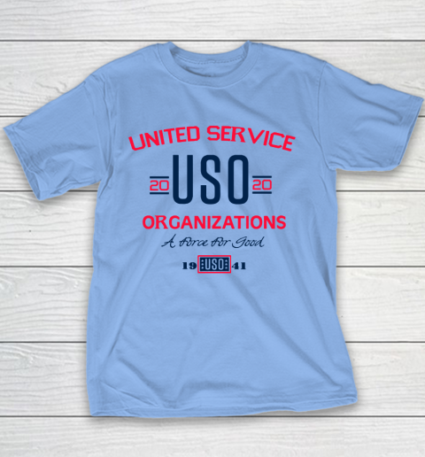 USO 2020 United Service Organizations Youth T-Shirt 8 USO 2020 United Service Organizations Youth T-Shirt - Image 8