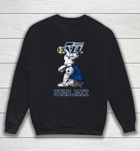 NBA Basketball My Cat Loves Utah Jazz Sweatshirt