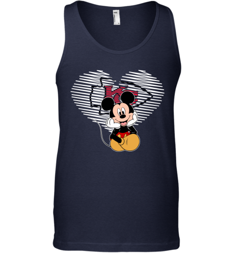 NFL Kansas City Chiefs The Heart Mickey Mouse Disney Football T Shirt kEjIUxxYN7z unisex tank 17 95 151514 front navy