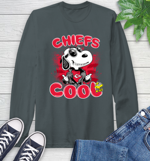 NFL Football Kansas City Chiefs Cool Snoopy Shirt Long Sleeve T-Shirt 7