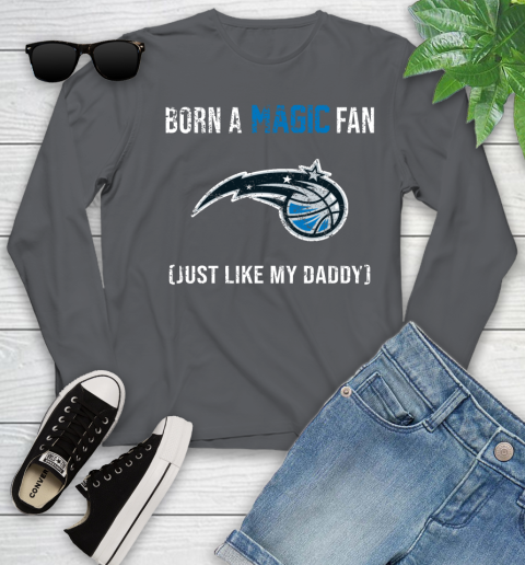 NBA Orlando Magic Loyal Fan Just Like My Daddy Basketball Shirt Youth Long Sleeve 9 NBA Orlando Magic Loyal Fan Just Like My Daddy Basketball Shirt Youth Long Sleeve - Image 9