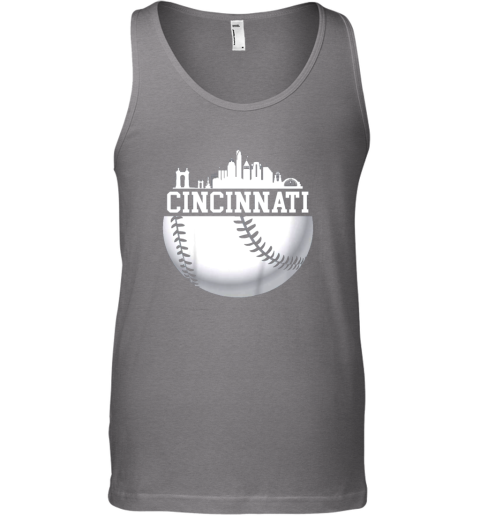 ycn8 vintage downtown cincinnati shirt baseball retro ohio state unisex tank 17 front graphite heather
