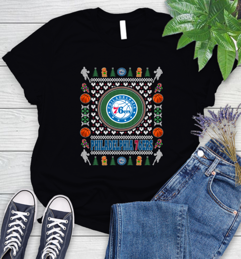 Philadelphia 76ers Merry Christmas NBA Basketball Loyal Fan Ugly Shirt 86