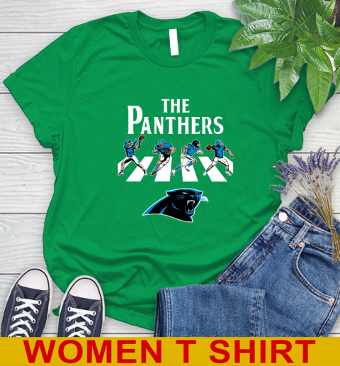 NFL Football Carolina Panthers The Beatles Rock Band Shirt Women's T-Shirt 7