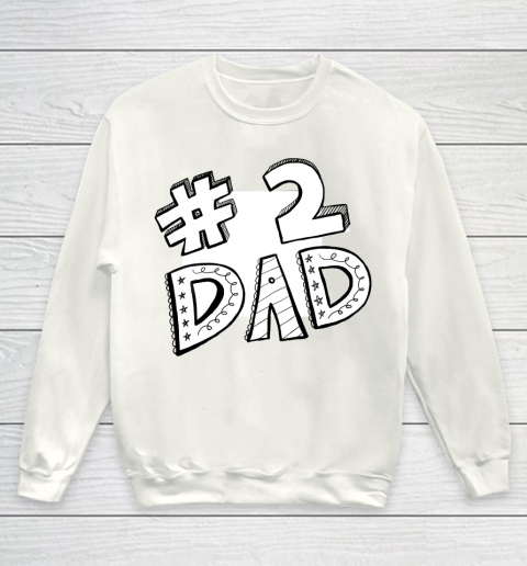 #2 Dad Father's Day Youth Sweatshirt
