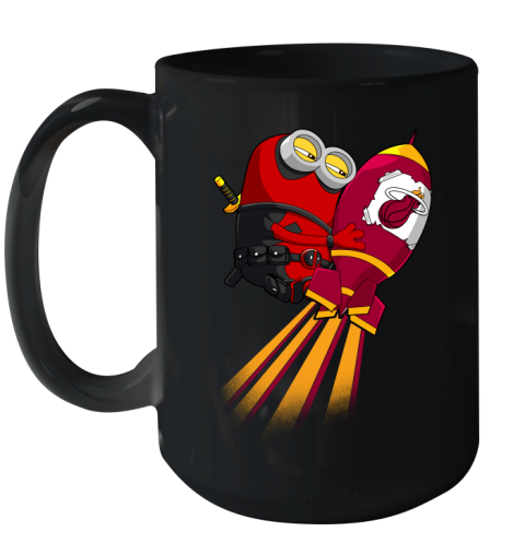NBA Basketball Miami Heat Deadpool Minion Marvel Shirt Ceramic Mug 15oz