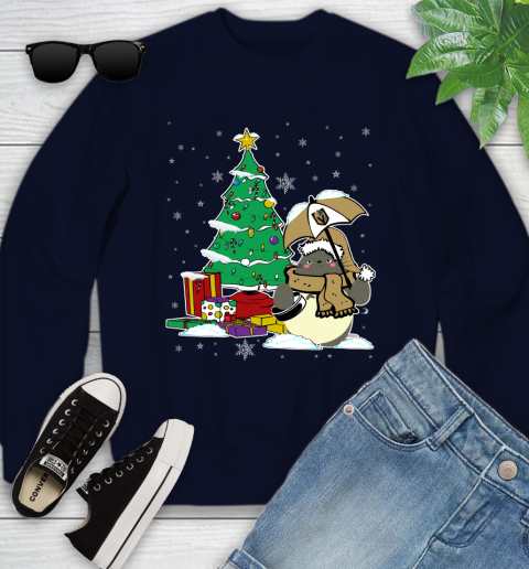 Vegas Golden Knights NHL Hockey Cute Tonari No Totoro Christmas Sports Youth Sweatshirt 2