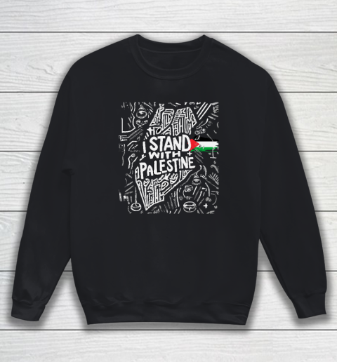 I Stand With Palestine Quote Free Palestine Sweatshirt