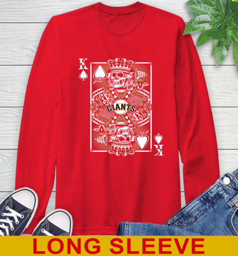 San Francisco Giants MLB Baseball The King Of Spades Death Cards Shirt Long Sleeve T-Shirt 12