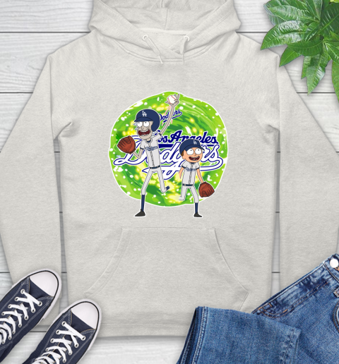 MLB Los Angeles Dodgers Rick And Morty Baseball Sports Hoodie 12