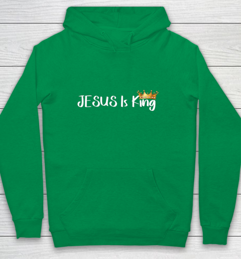 Jesus Is King Shirt Religious Christian Youth Hoodie 4