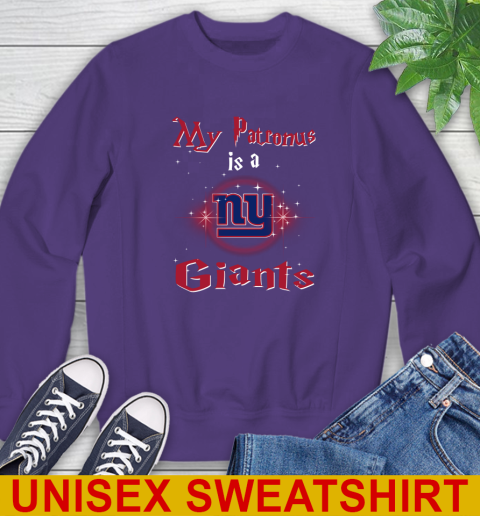 NFL Football Harry Potter My Patronus Is A New York Giants Sweatshirt 4
