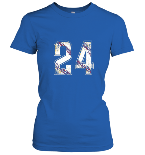 nzug 24 baseball jersey number 24 vintage retro birthday gift ladies t shirt 20 front royal