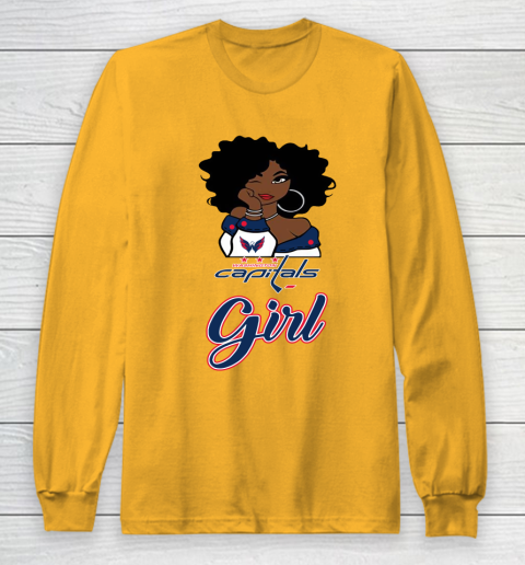 Washington Capitals Girl NHL Long Sleeve T-Shirt 3