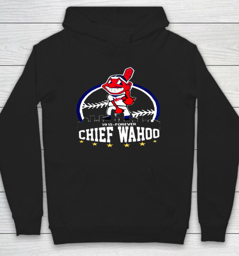 Chief Wahoo distressed Cleveland Hoodie