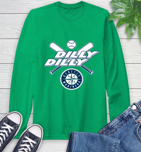 MLB Seattle Mariners Dilly Dilly Baseball Sports Long Sleeve T-Shirt 7