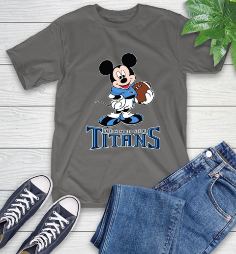 NFL Football Tennessee Titans Cheerful Mickey Mouse Shirt T-Shirt 10