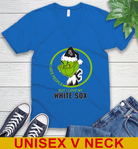 Chicago White Sox MLB Grinch I Hate People But I Love My Favorite Baseball Team 54