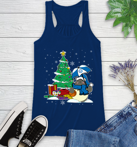 Philadelphia 76ers NBA Basketball Cute Tonari No Totoro Christmas Sports Racerback Tank 8
