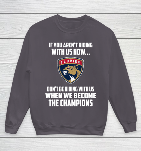 NHL Florida Panthers Hockey We Become The Champions Youth Sweatshirt 5
