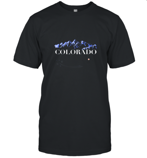 Colorado Rocky Mountain Shirt Baseball Player Design Unisex Jersey Tee