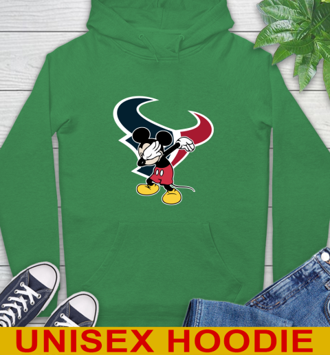 Houston Texans NFL Football Dabbing Mickey Disney Sports Hoodie 8