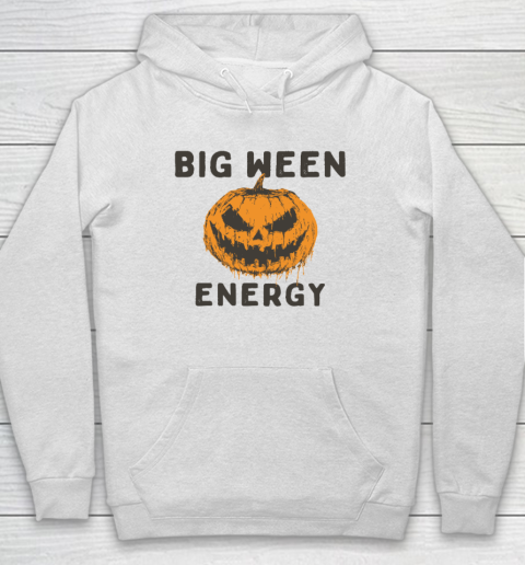 Halloween Pumpkin Head Big Ween Energy Spooky Hoodie