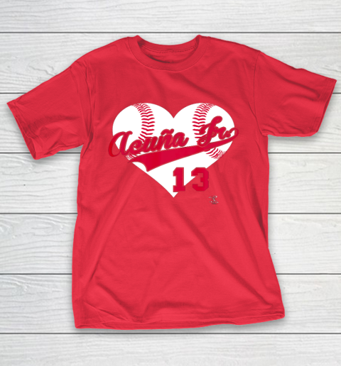 Ronald Acuna Jr Baseball Heart Gameday T-Shirt 9