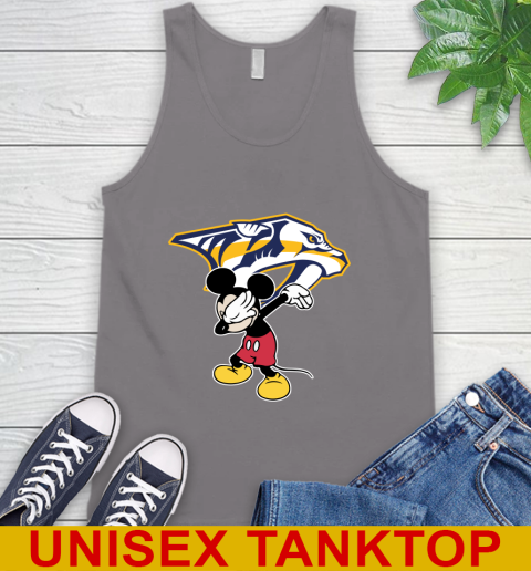 Nashville Predators NHL Hockey Dabbing Mickey Disney Sports Tank Top 7