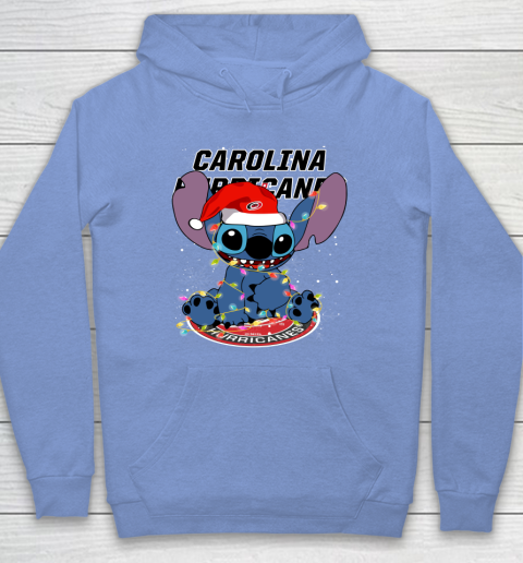 Carolina Hurricanes NHL Hockey noel stitch Christmas Hoodie 7
