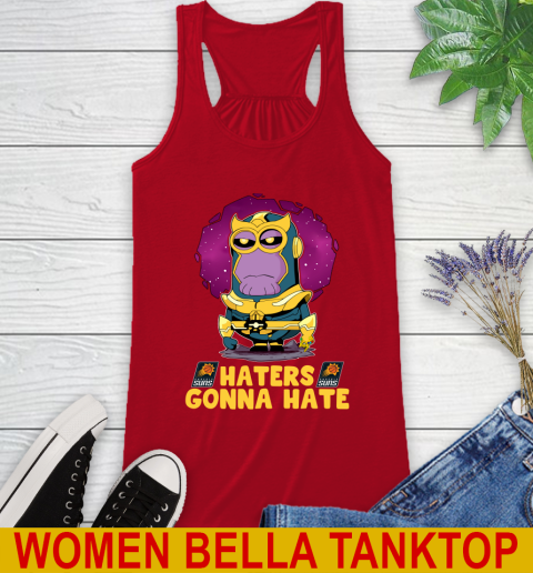 NBA Basketball Phoenix Suns Haters Gonna Hate Thanos Minion Marvel Shirt Racerback Tank 6