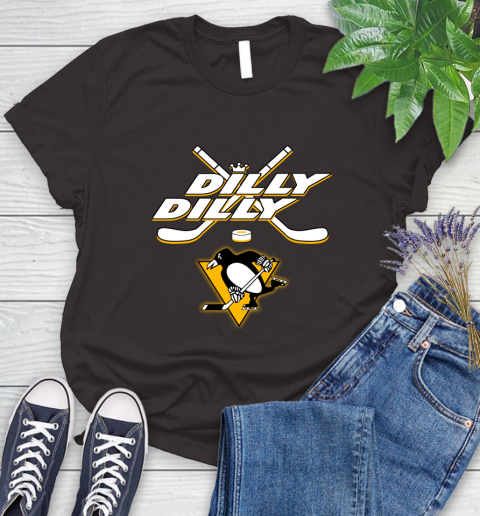 NHL Pittsburgh Penguins Dilly Dilly Hockey Sports Women's T-Shirt 8